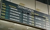 Virgin Atlantic indicator panel during shoot